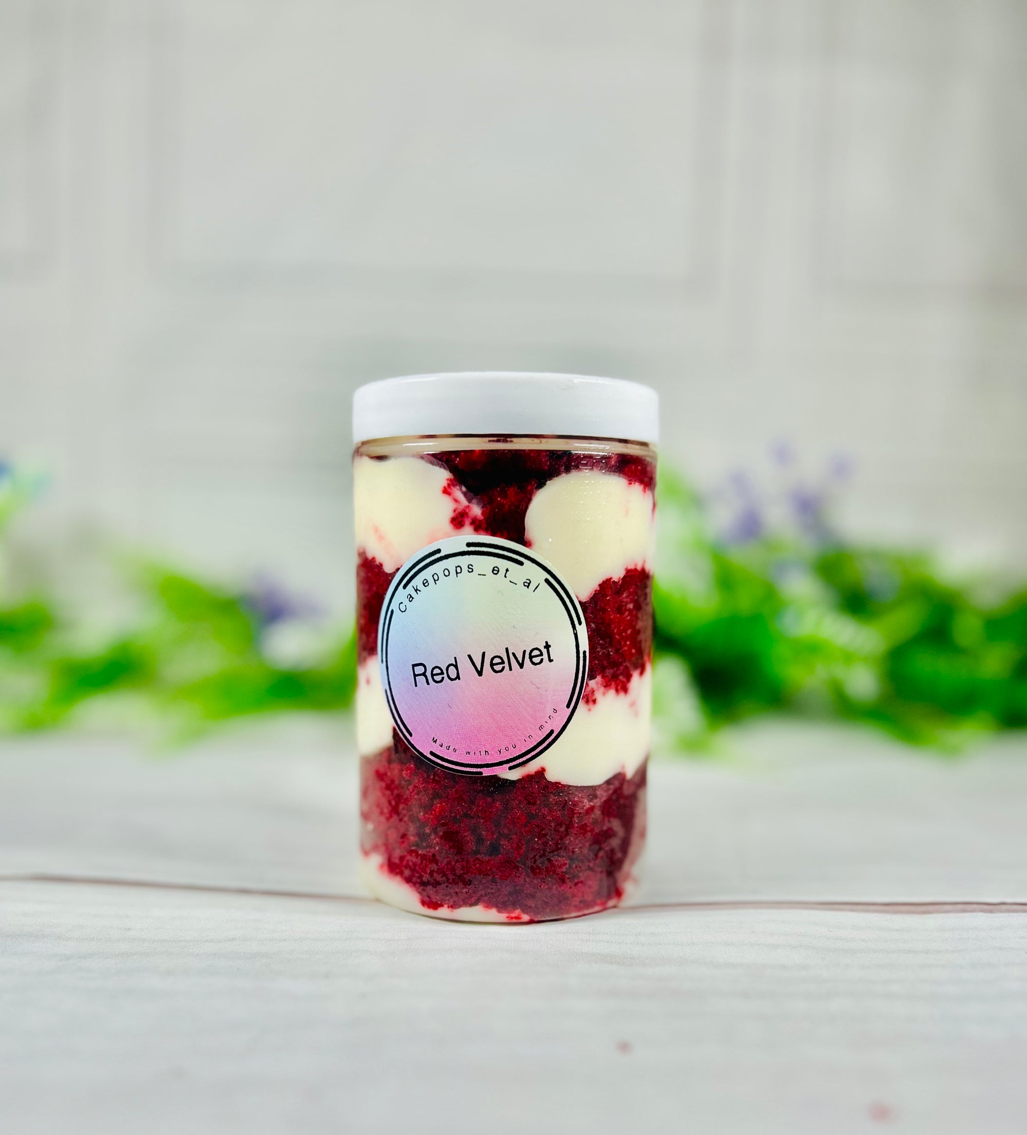 Red Velvet Cake Jar