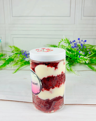 Red Velvet Cake Jar